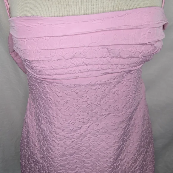By Johnny Marilyn Bow Back Mini Dress Pink Size 12 - Picture 3 of 7
